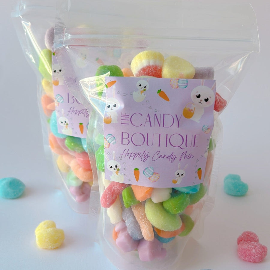 Bunny-themed gummy candy mix