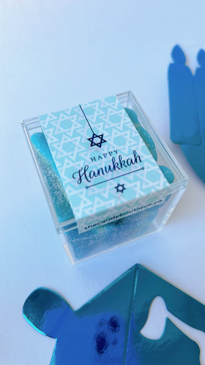 Hanukkah Candy Cubes