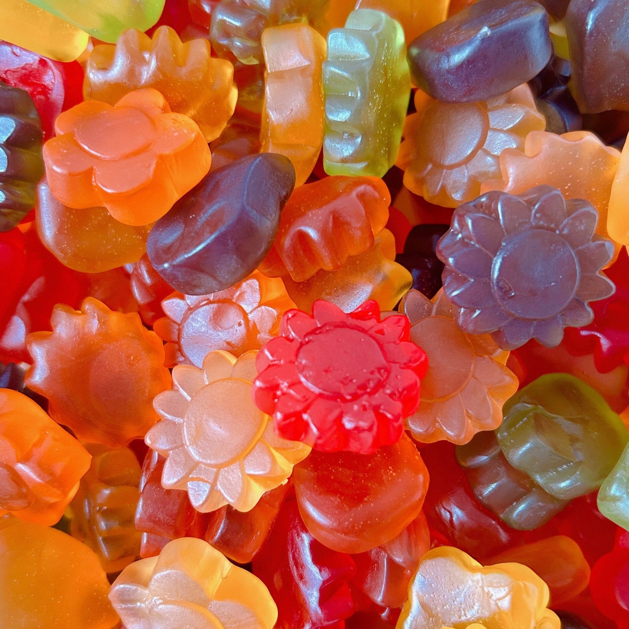 flower shaped gummy candy