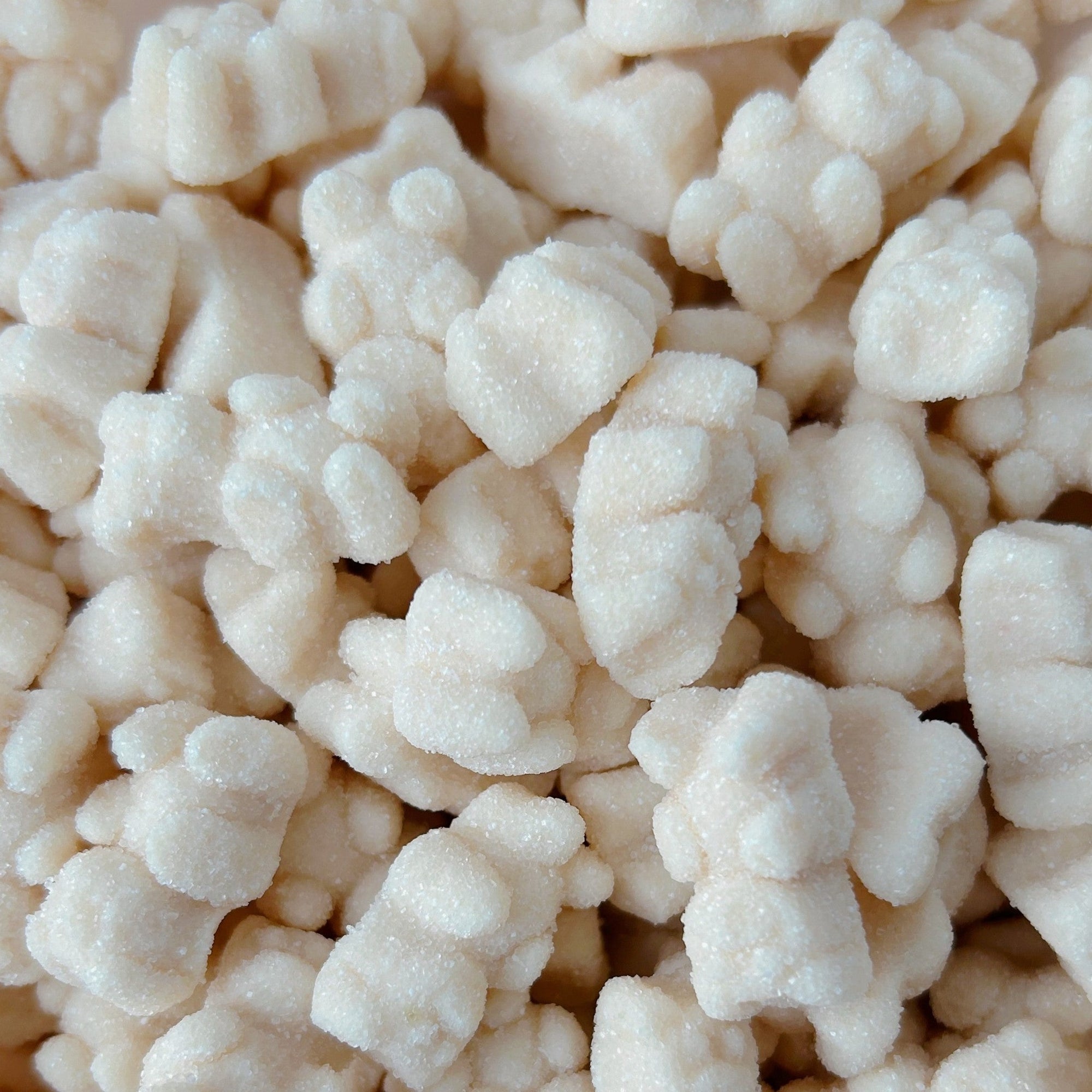 white tutti frutti flavour gummy bears