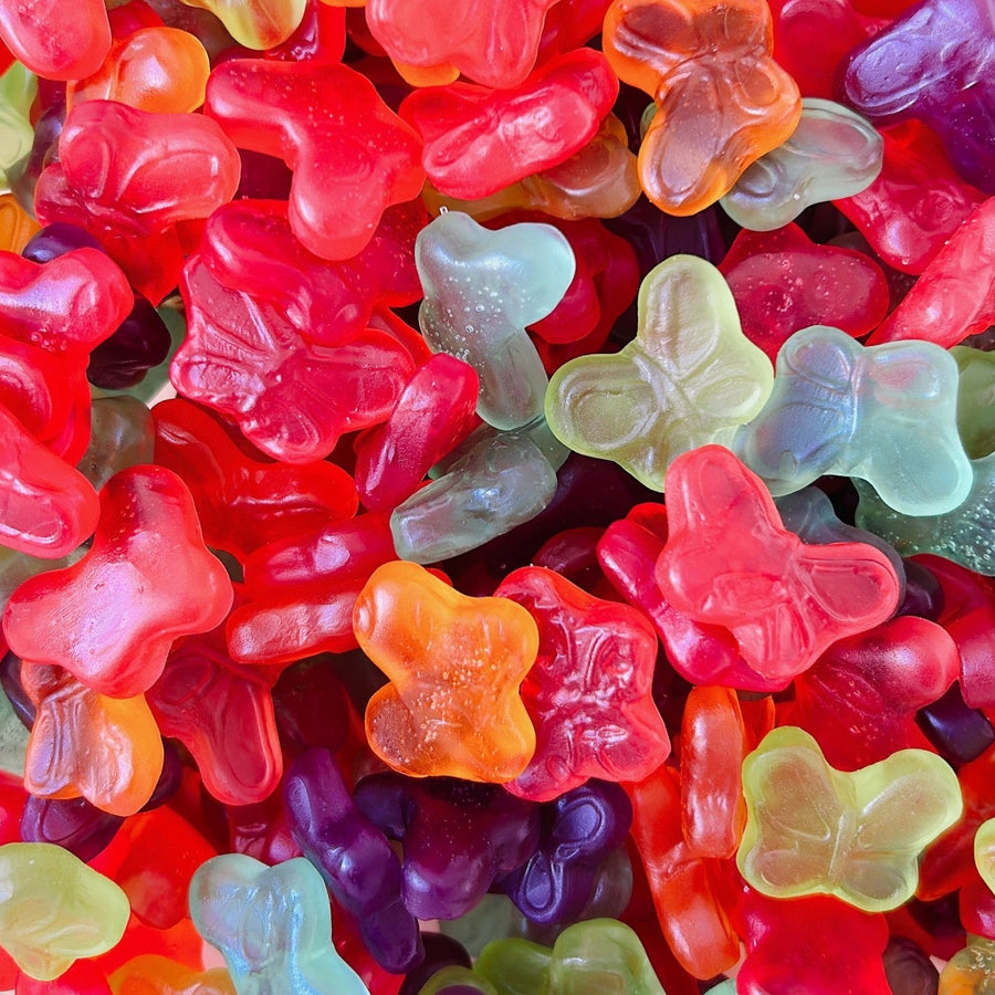 butterfly shaped gummy candy