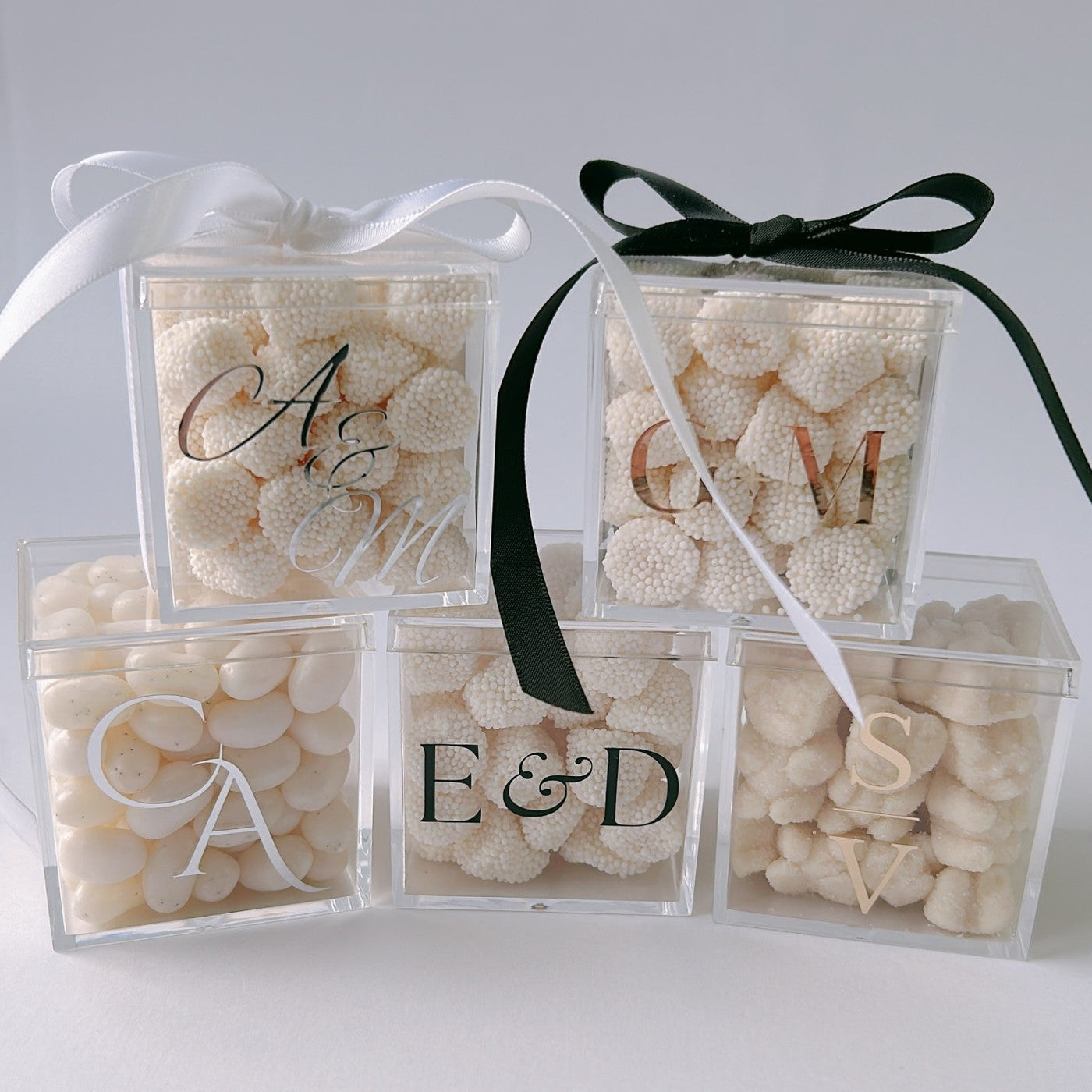 Monogrammed Candy Cubes