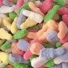 sugared pastel bunny shaped candy