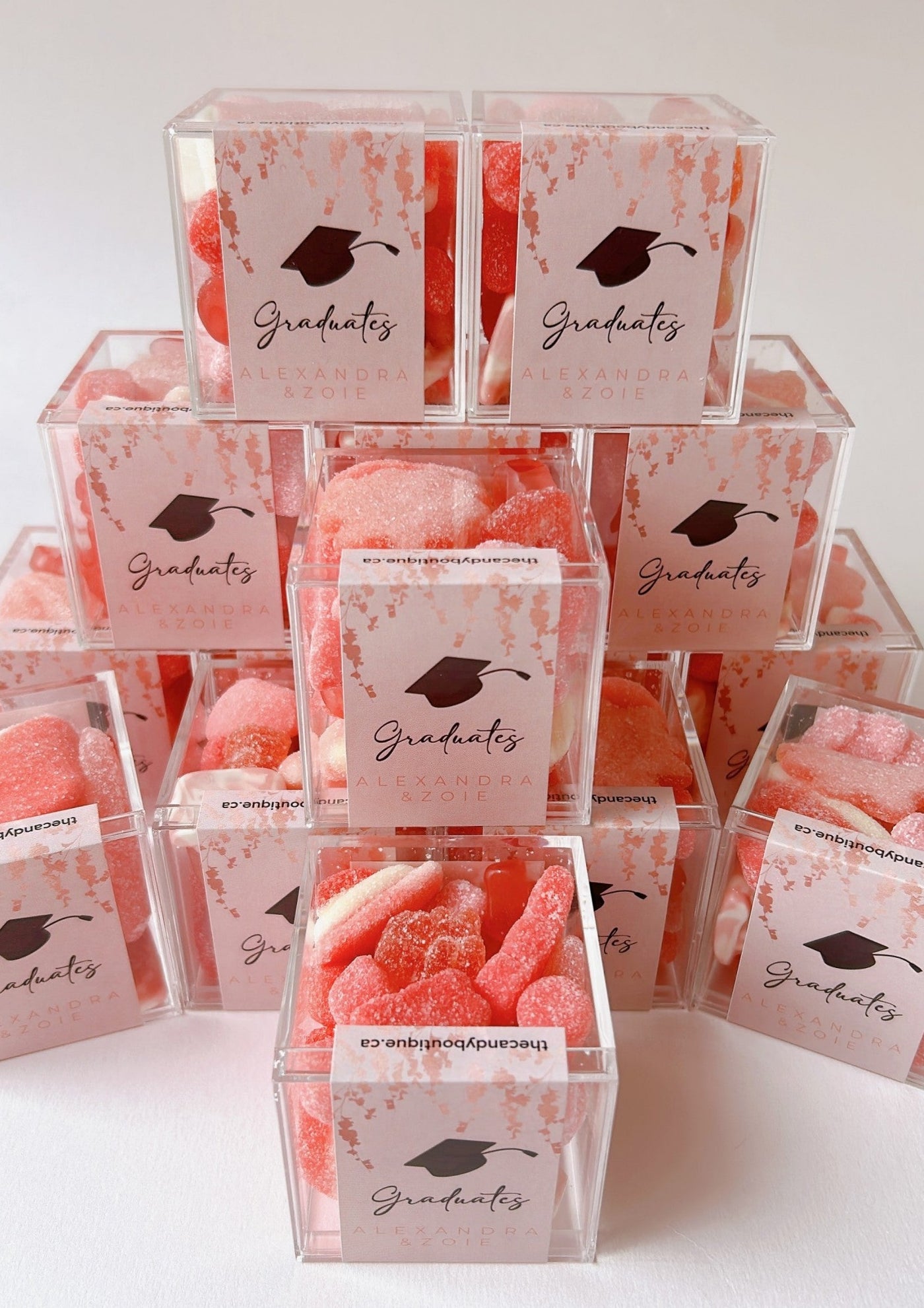 Personalized Grad Candy Boxes