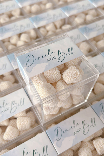 Candy Box favours for wedding