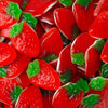 Large strawberry gummies