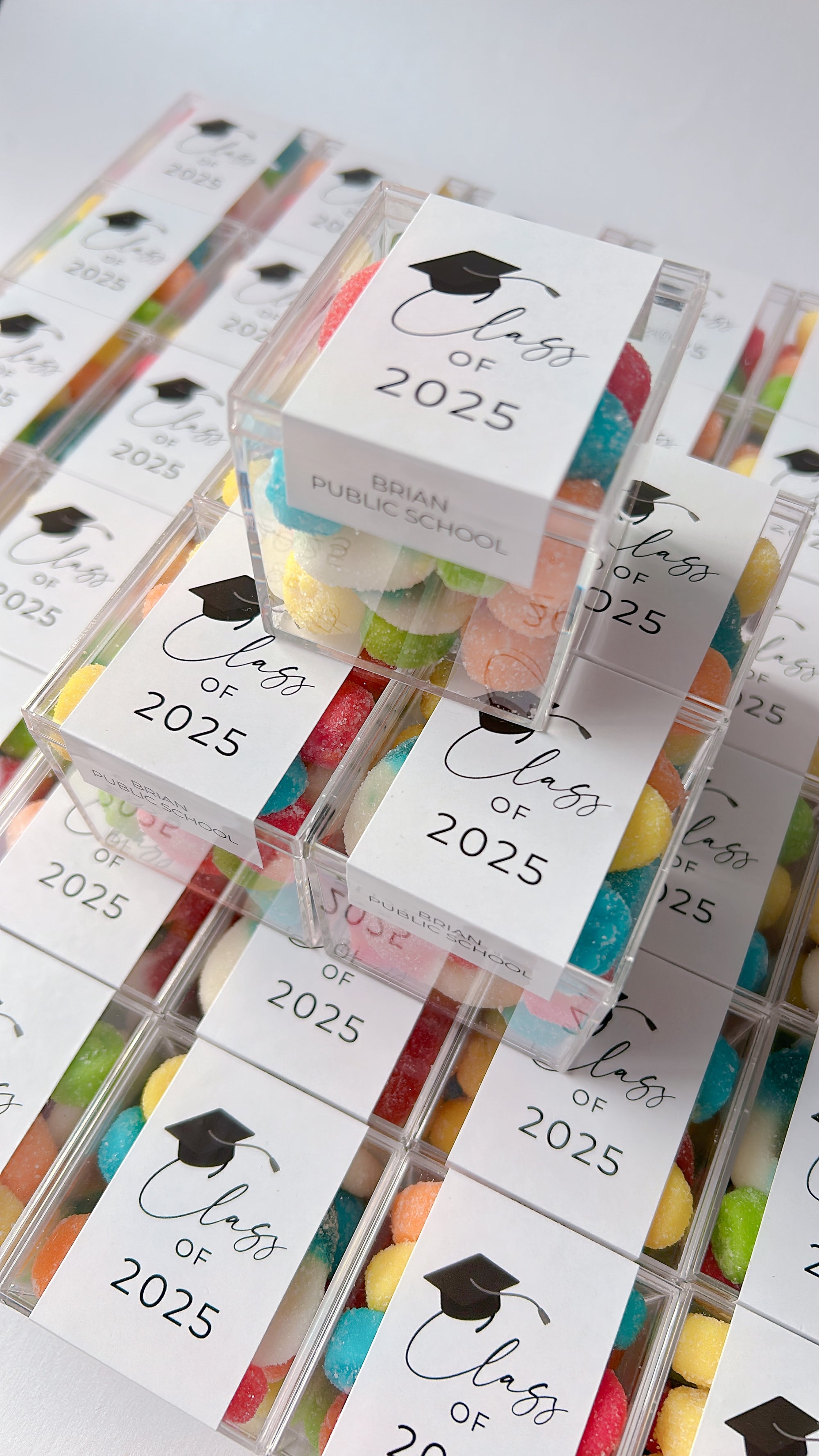 Graduation candy boxes