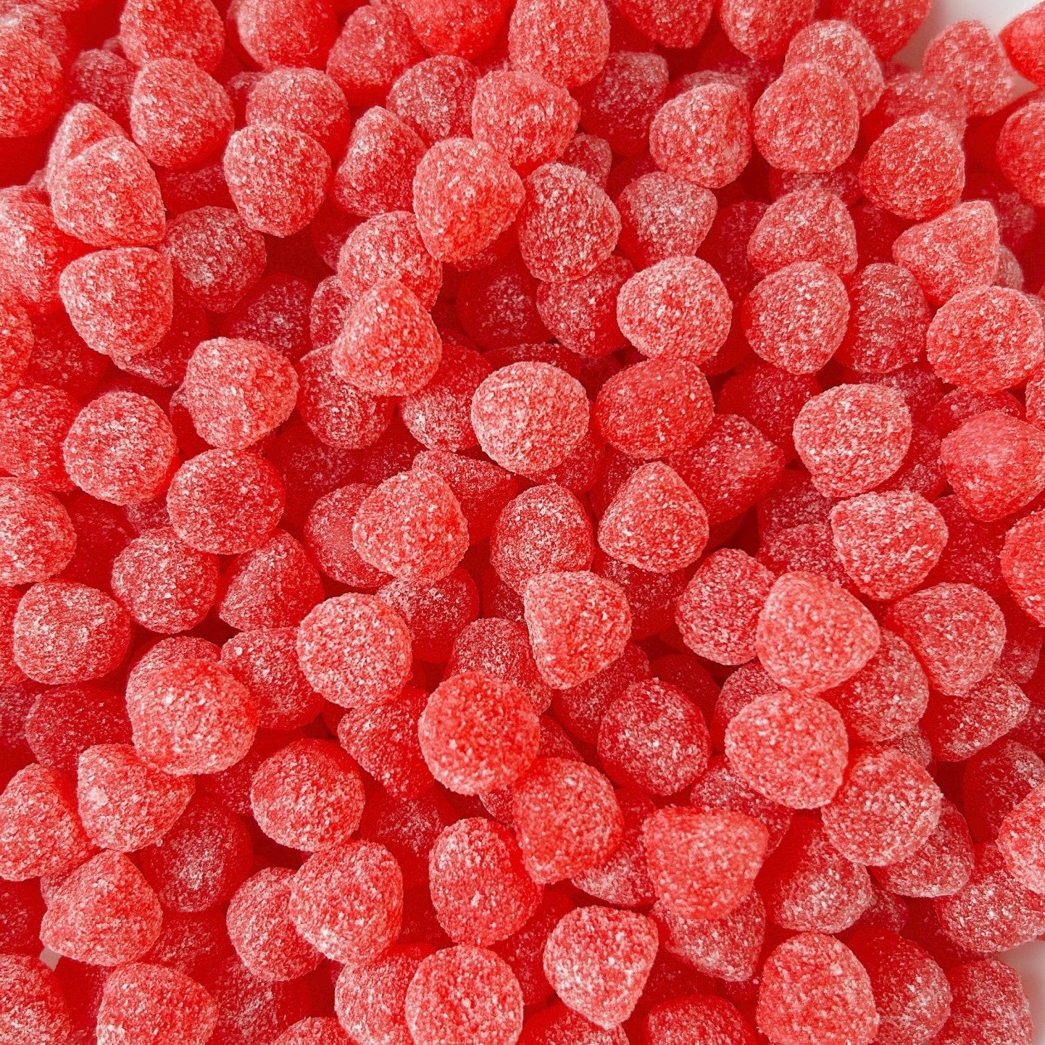 sweet and sour cherry gummy drops