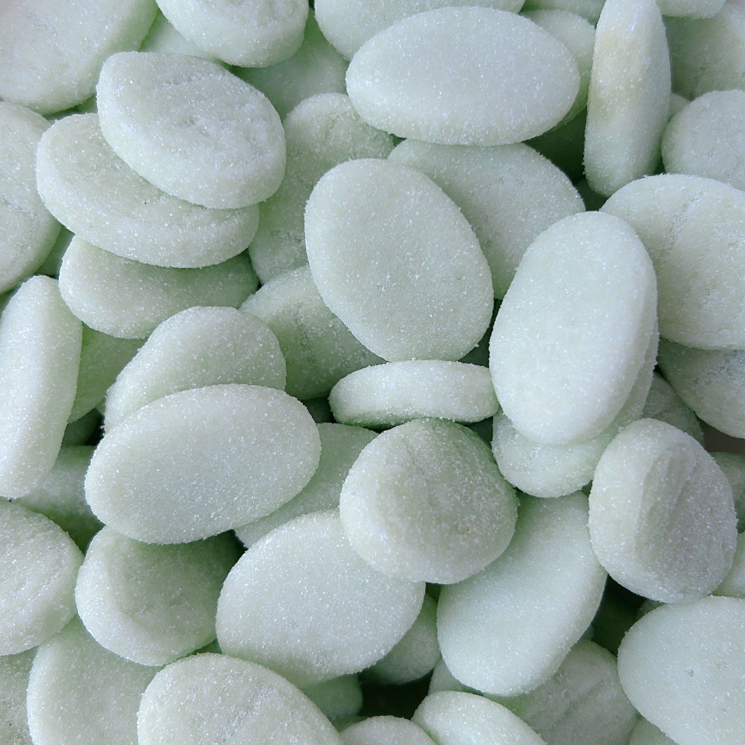 Image of bubs swedish candy in light green colour