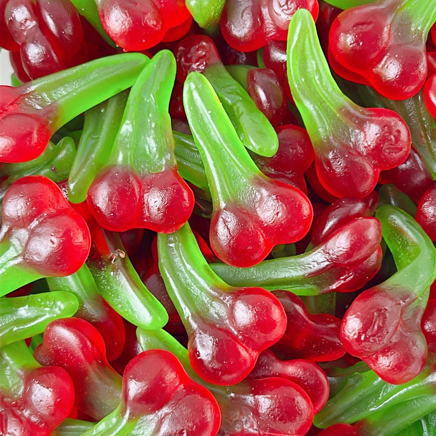 Image of cherry shaped gummy candy