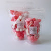 pink candy bags